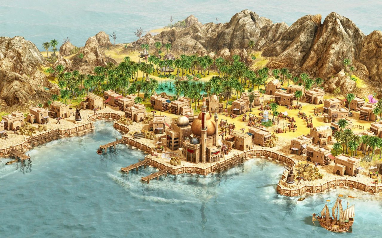 Mit den Bewohnern des Orients führte man in Anno 1404 zum ersten Mal eine zweite Bevölkerungsgruppe ein.