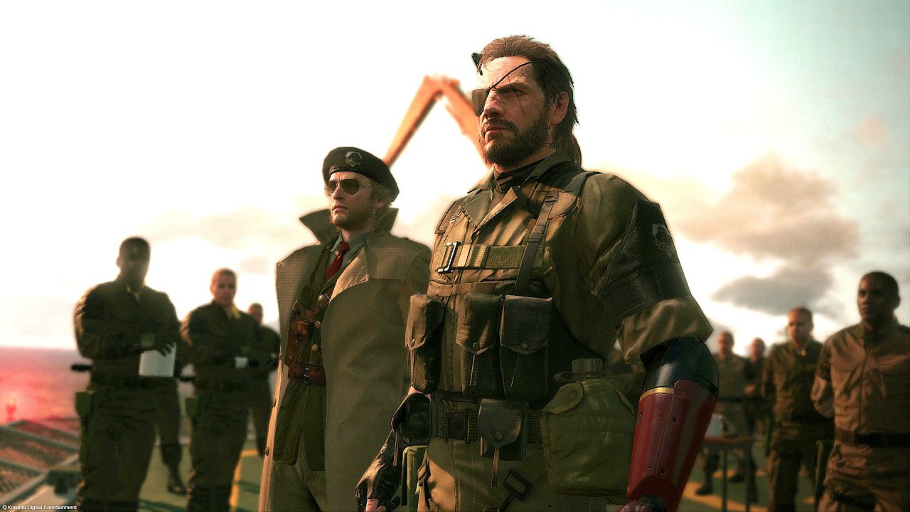 Die Diamond Dogs im Sonnenuntergang.