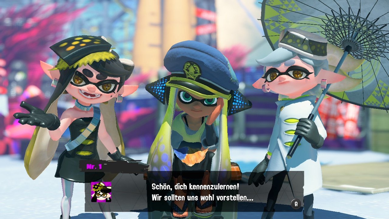 [08/09/2022] Auch die Sea Sirens, das News-Duo aus dem originalen Splatoon, sind wieder mit am Start!&nbsp;
