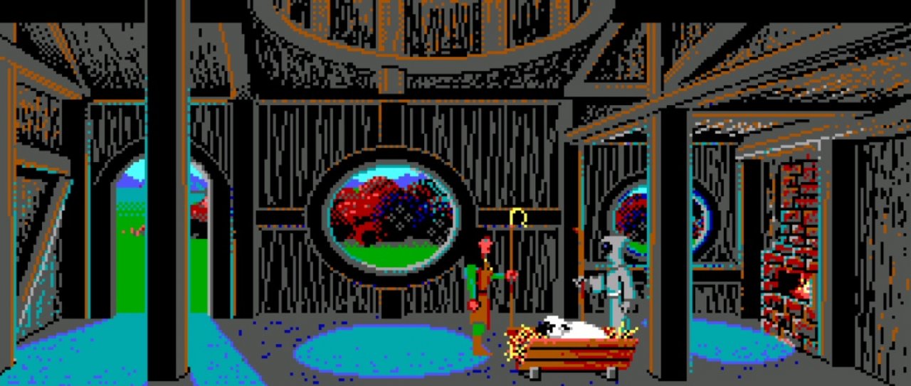 [20/09/2022] Kaum ein Spiel nutzte den 16-Farben-Modus der EGA-Grafikkarten derart geschickt aus wie das Point’n‘-Click-Adventure Loom von 1990.