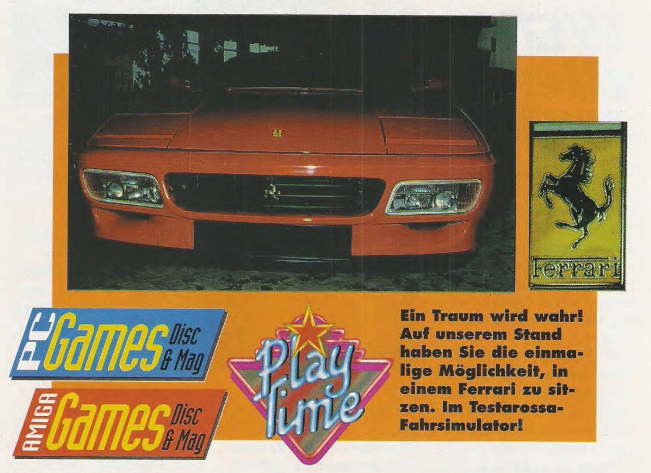 [23/09/2022] Wer uns damals auf der Software-Messe in Köln besuchte, durfte sich in einen echten Ferrari Testarossa setzen.