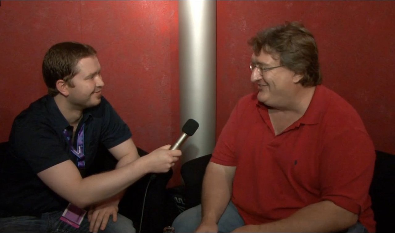 [13/09/2022] Egal ob Warren Spector, Peter Molyneux oder wie hier Gabe Newell: Solche Entwicklergrößen für ein Interview zu treffen, ist für uns immer noch spannend.&nbsp;