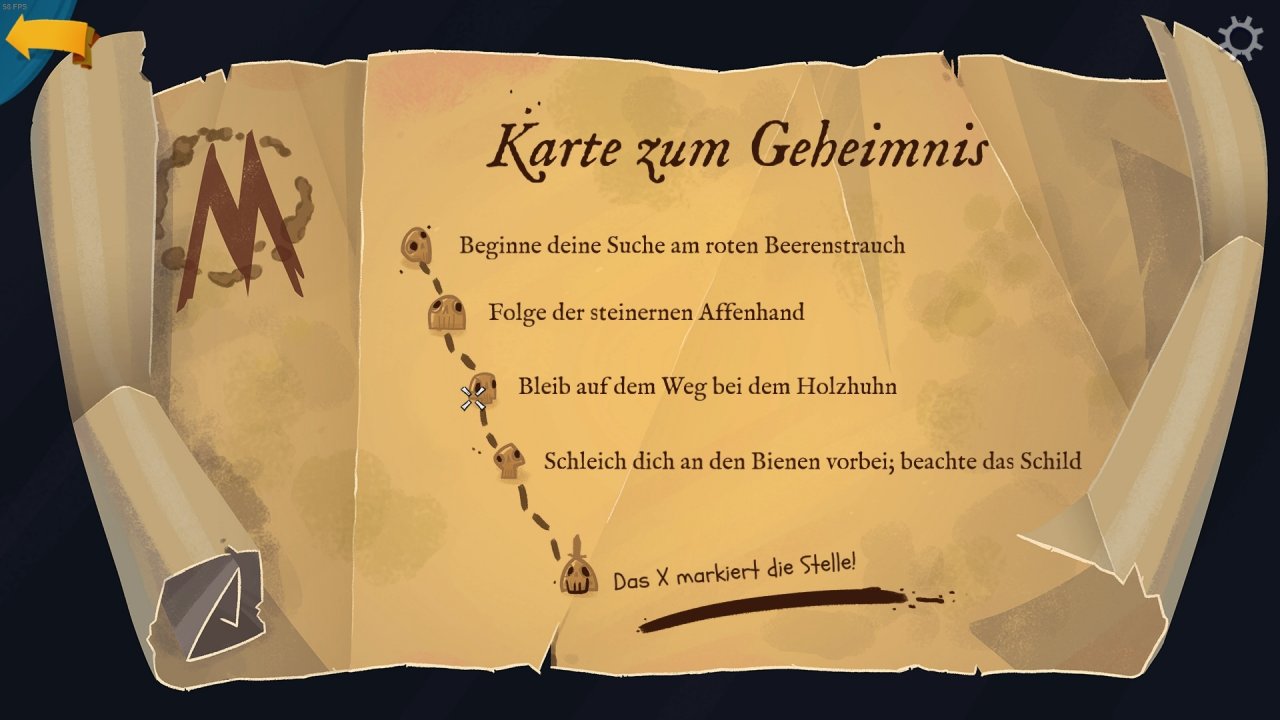 [20/09/2022] Die Karte lügt nicht: Folgt einfach stur dem Weg zum Geheimnis.