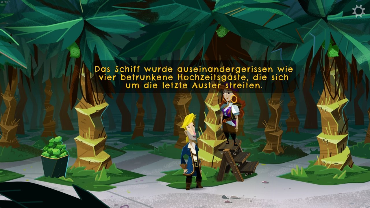 [20/09/2022] Elaine hält sich auf Scurvy Island auf.