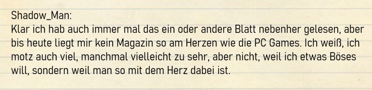 [22/09/2022] 30 Jahre PC Games: Community im Auf und Ab der Gefühle (13)