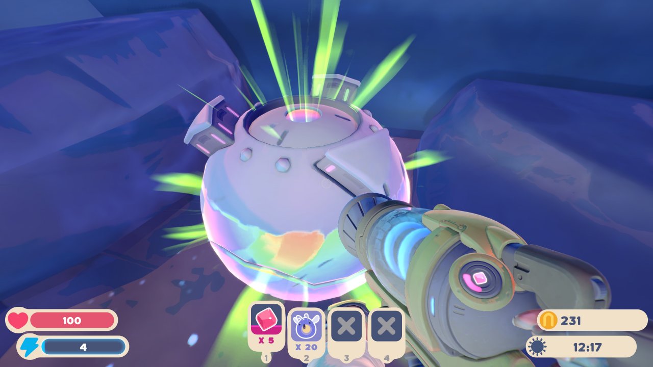 [29/09/2022] Überall in der Welt von Slime Rancher 2 könnt ihr versteckte Kapseln finden, die euch neue Items und Bauobjekte geben.