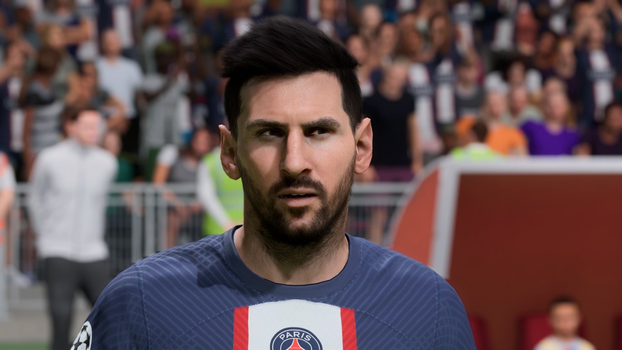 [07/10/2022] Haare, Haut, Beleuchtung: Lionel Messi sieht auf der PS5 deutlich schicker aus.