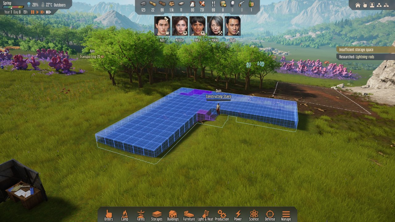 [13/10/2022] Stranded: Alien Dawn in der Vorschau: Rimworld in 3D und Die Sims im Weltraum (4)