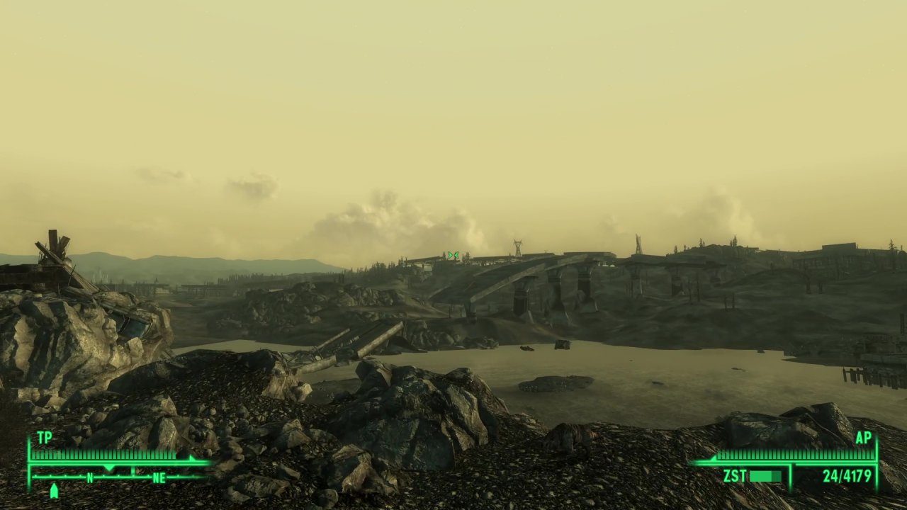 [09/11/2022] Zerstörung kann wunderschön sein, wie diese eingestürzte Brücke aus Fallout 3 beweist.