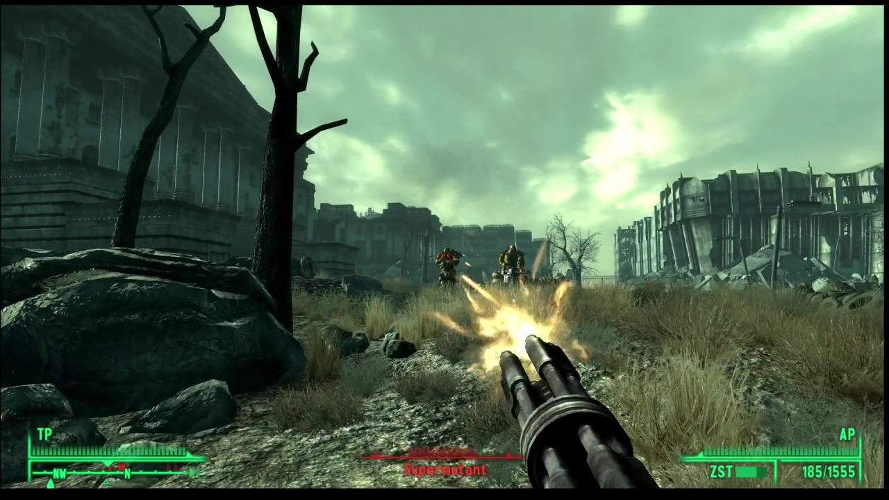 [09/11/2022] Die Kämpfe in Fallout 3 finden zwar in Echtzeit statt, können aber dank V.A.T.S. jederzeit pausiert werden.