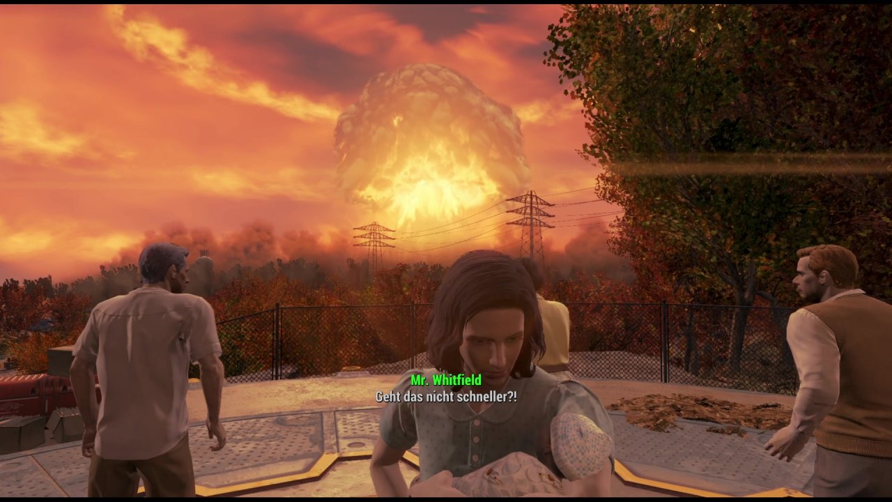 [09/11/2022] Und da ist die Katastrophe passiert: In Fallout 4 wird man Zeuge, wie der nukleare Holocaust im Jahre 2077 seinen Anfang nahm.