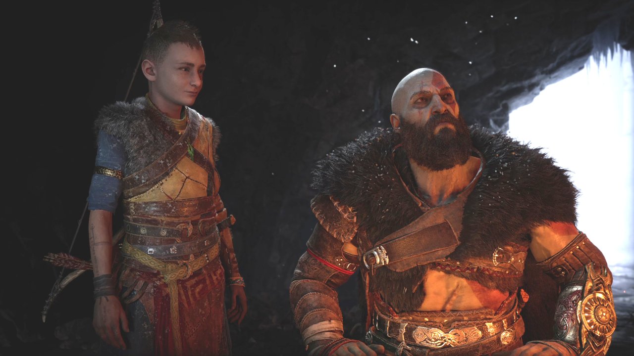 Kratos und Atreus in God of War Ragnarök