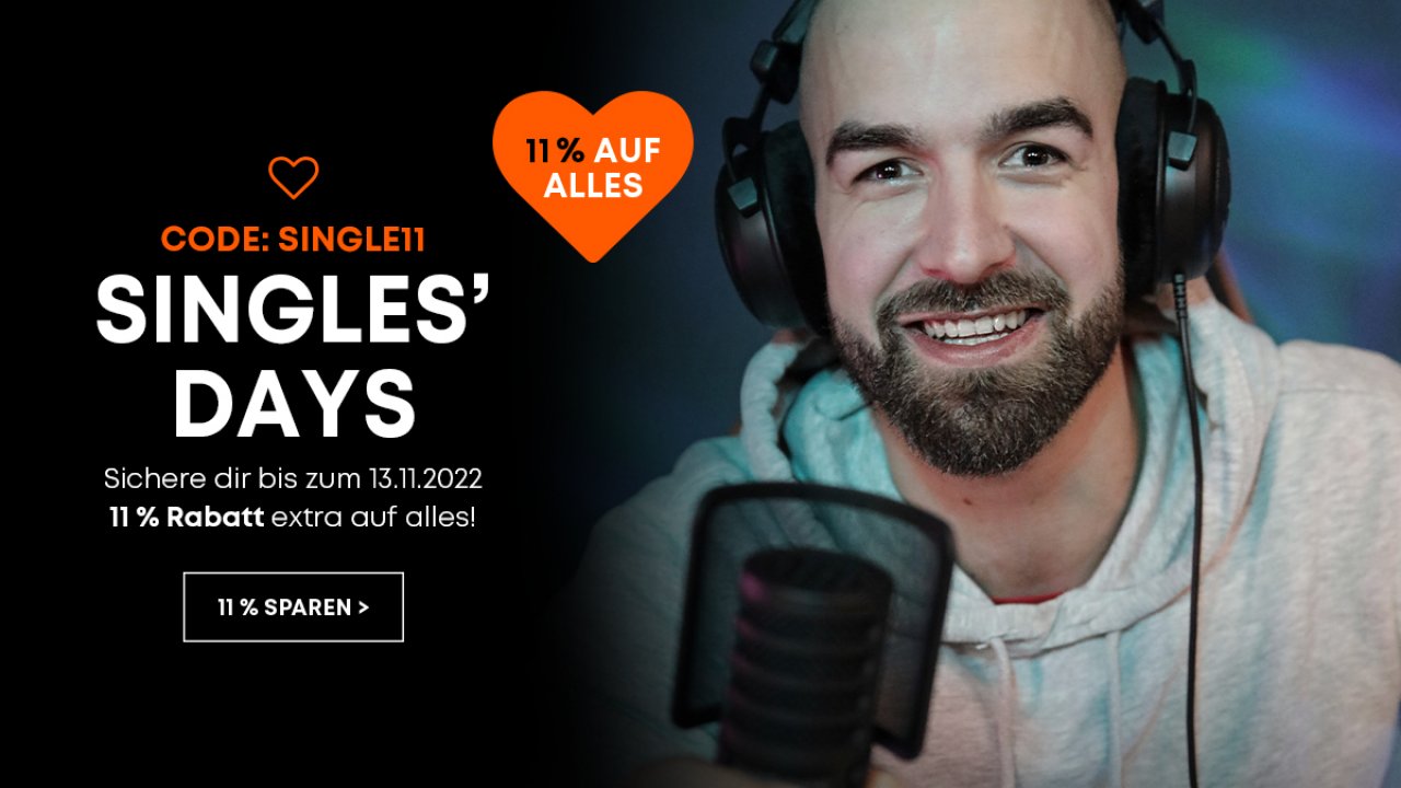 [10/11/2022] Singles‘ Days bei beyerdynamic: 11 % Extra-Rabatt auf alle aktuellen Preise!