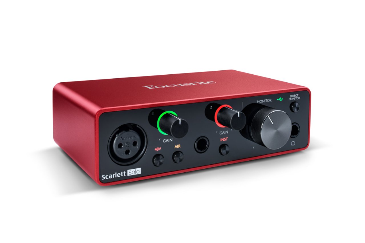 [19/01/2023] Ein typisches Audio-Interface für USB: Scarlett Solo 3rd Gen