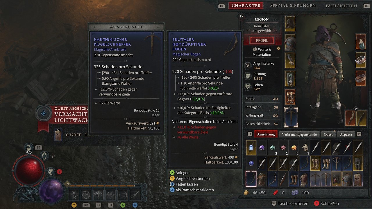 Mit ordentlich Loot und einem soliden Talentbaum entwickelt ihr eure Helden weiter.