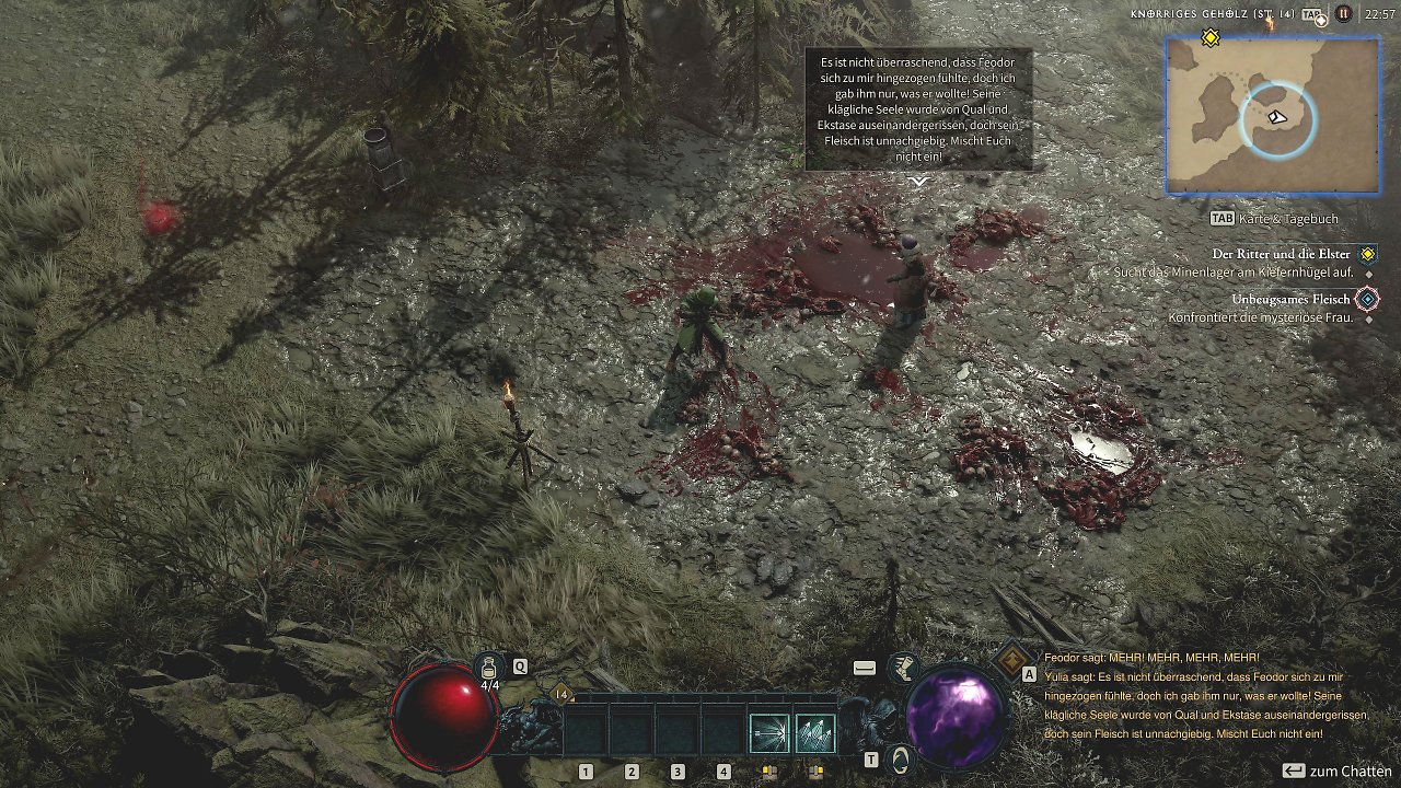 Questdialog in Diablo 4
