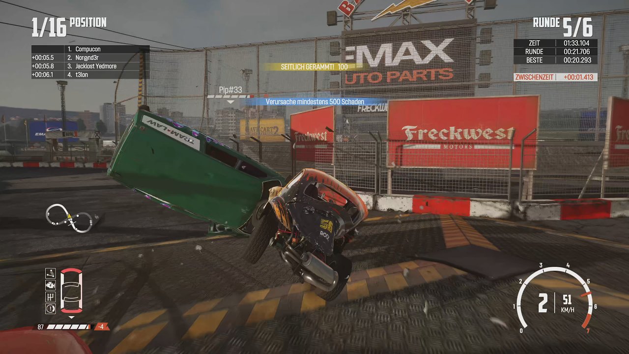 Crash in Wreckfest