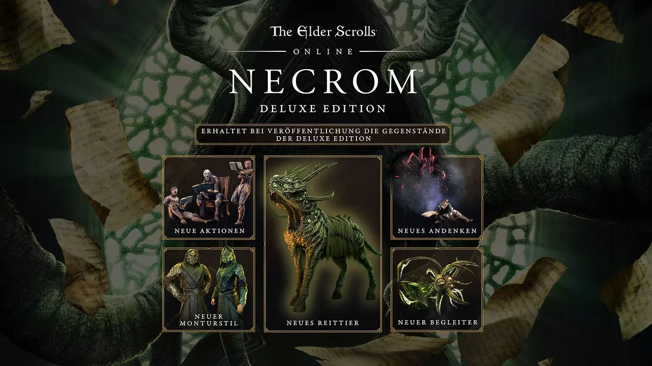 [13/04/2023] TESO : Necrom - Die Gegenstände der Deluxe Edition können sich sehen lassen.