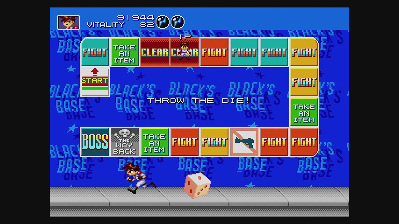 Kampfszene aus Gunstar Heroes