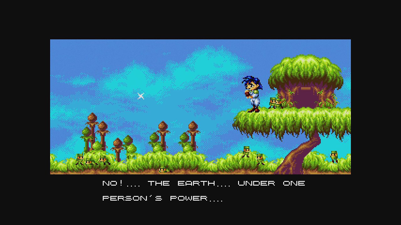 Kampfszene aus Gunstar Heroes