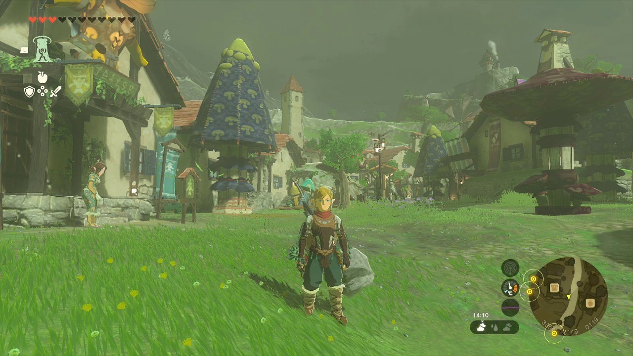 Das Dorf Hateno in Tears of the Kingdom