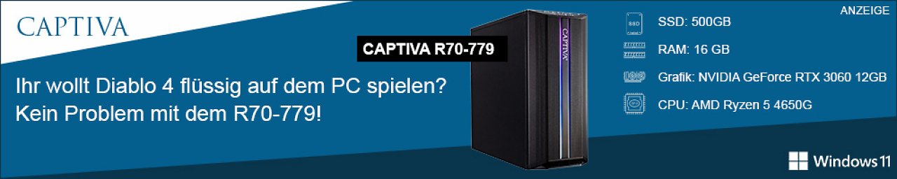 [12/06/2023] Unser Testsystem Captiva R70-779