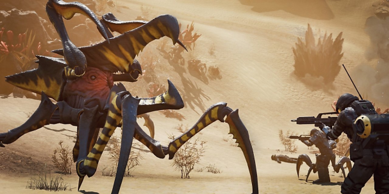 EIn Presse-Asset zu Starship Troopers Extermination.