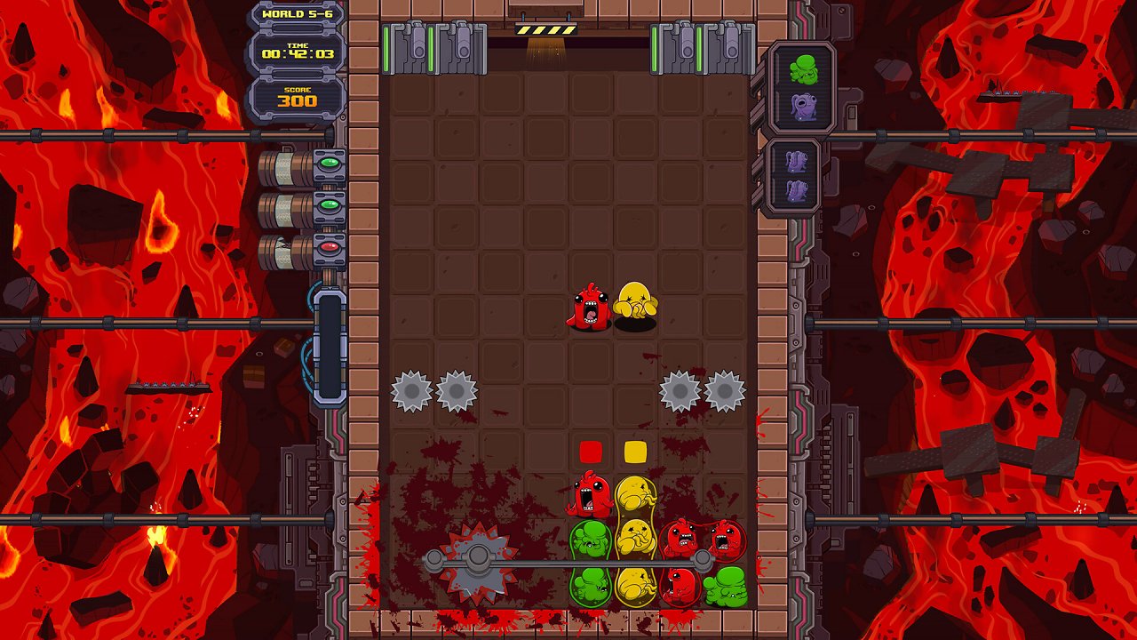 Das Spielfeld in Dr. Fetus Mean Meat Machine