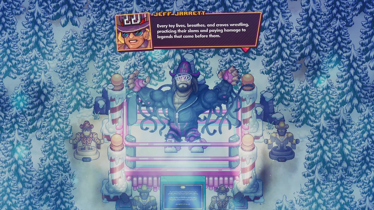 WrestleQuest Screenshot Macho Man Statue