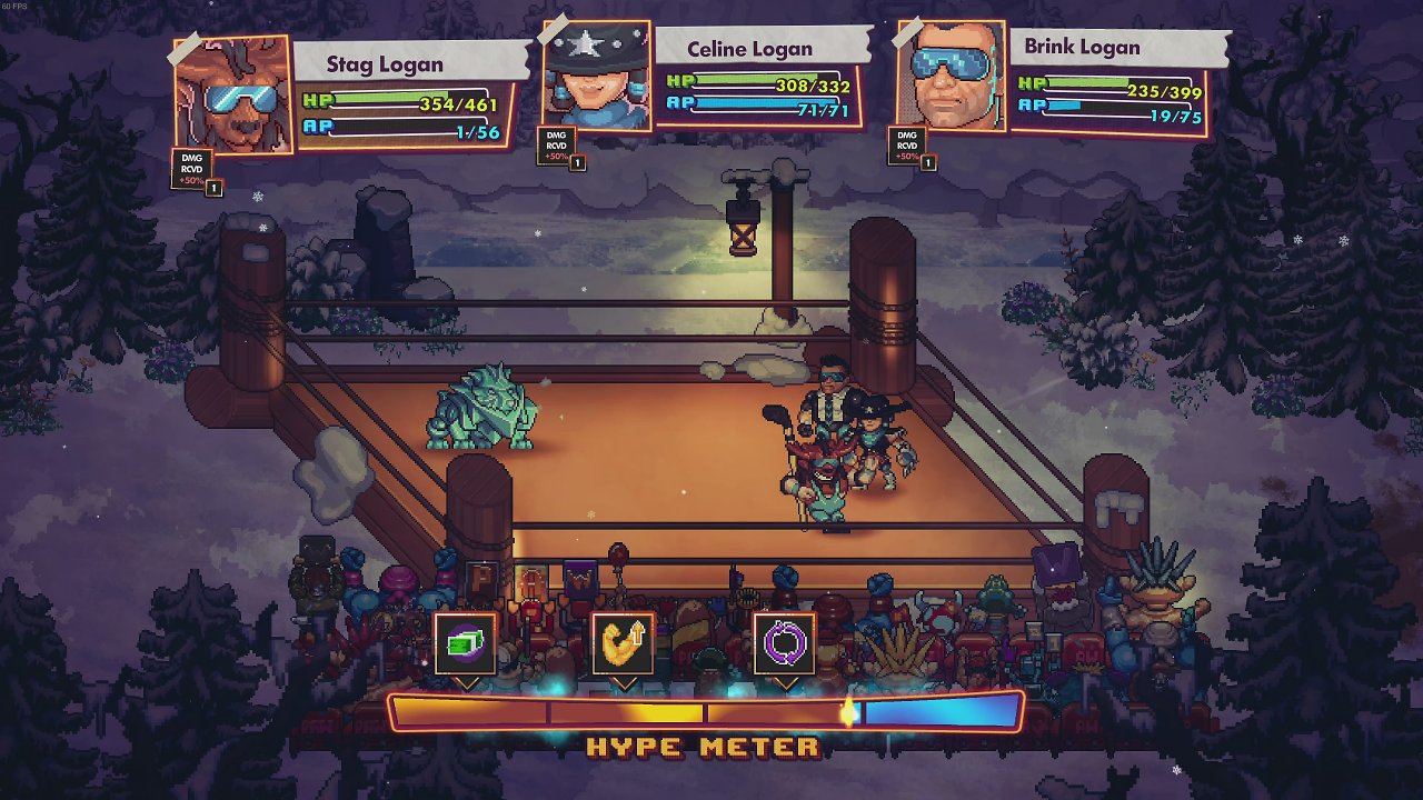 WrestleQuest Screenshot Kampf