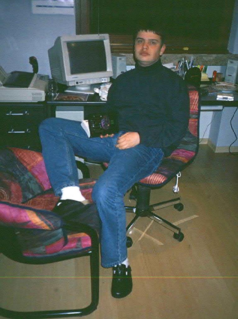 Der Autor und sein zweiter PC anno 1996