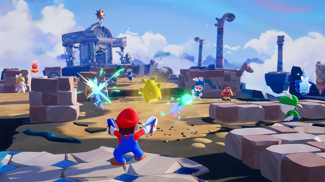Absurd-witzige Strategie-Action mit Nintendo-Helden und Ubisofts verrückten Rabbids!