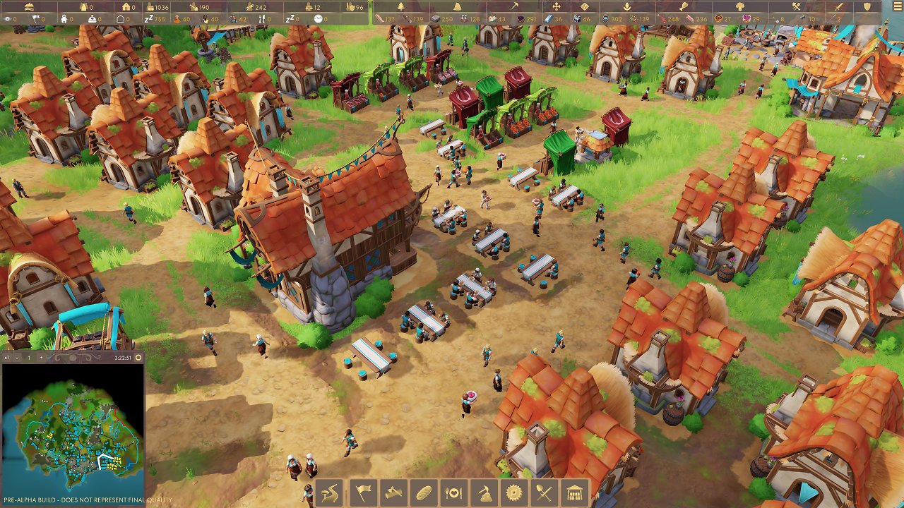 Eine Siedlung in Pioneers of Pagonia