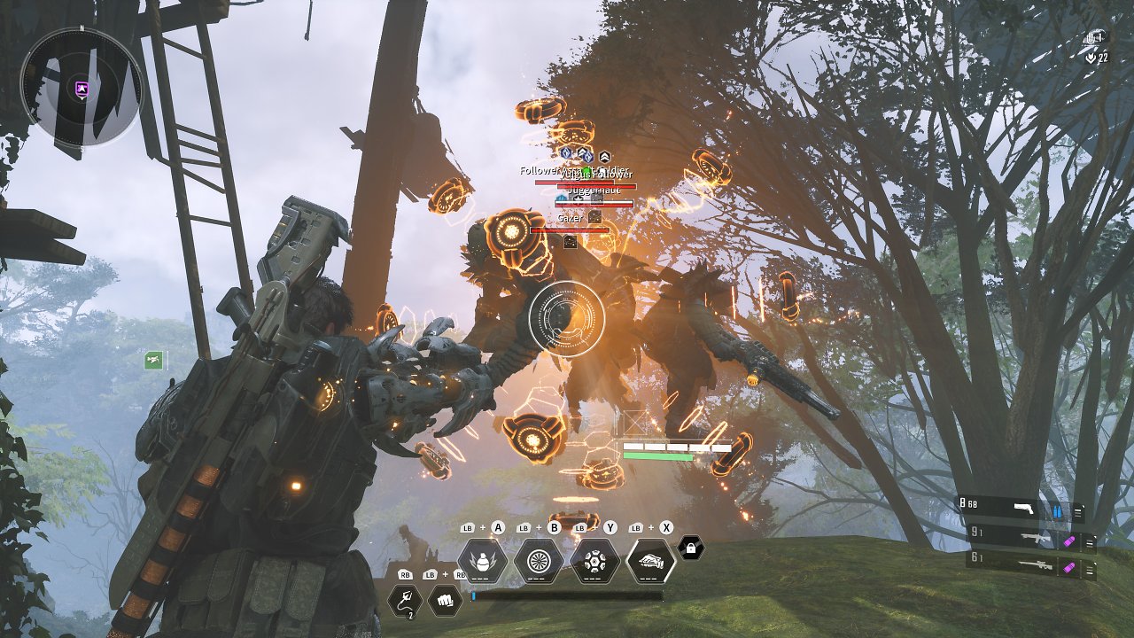 Das Gameplay von The First Descendant erinnert an Warframe.