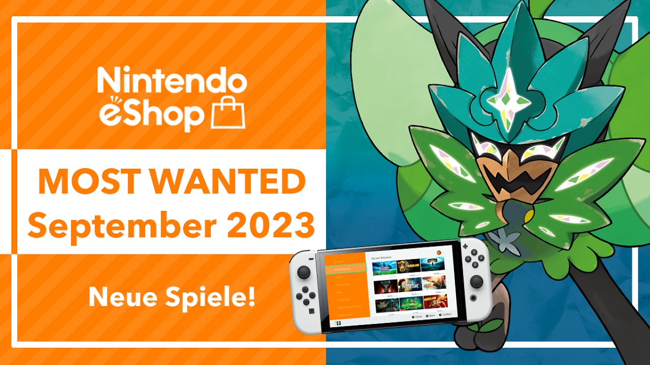 [05/09/2023] Nintendo eShop Most Wanted im September: Pokémon, EA Sports FC 24 & vieles mehr!