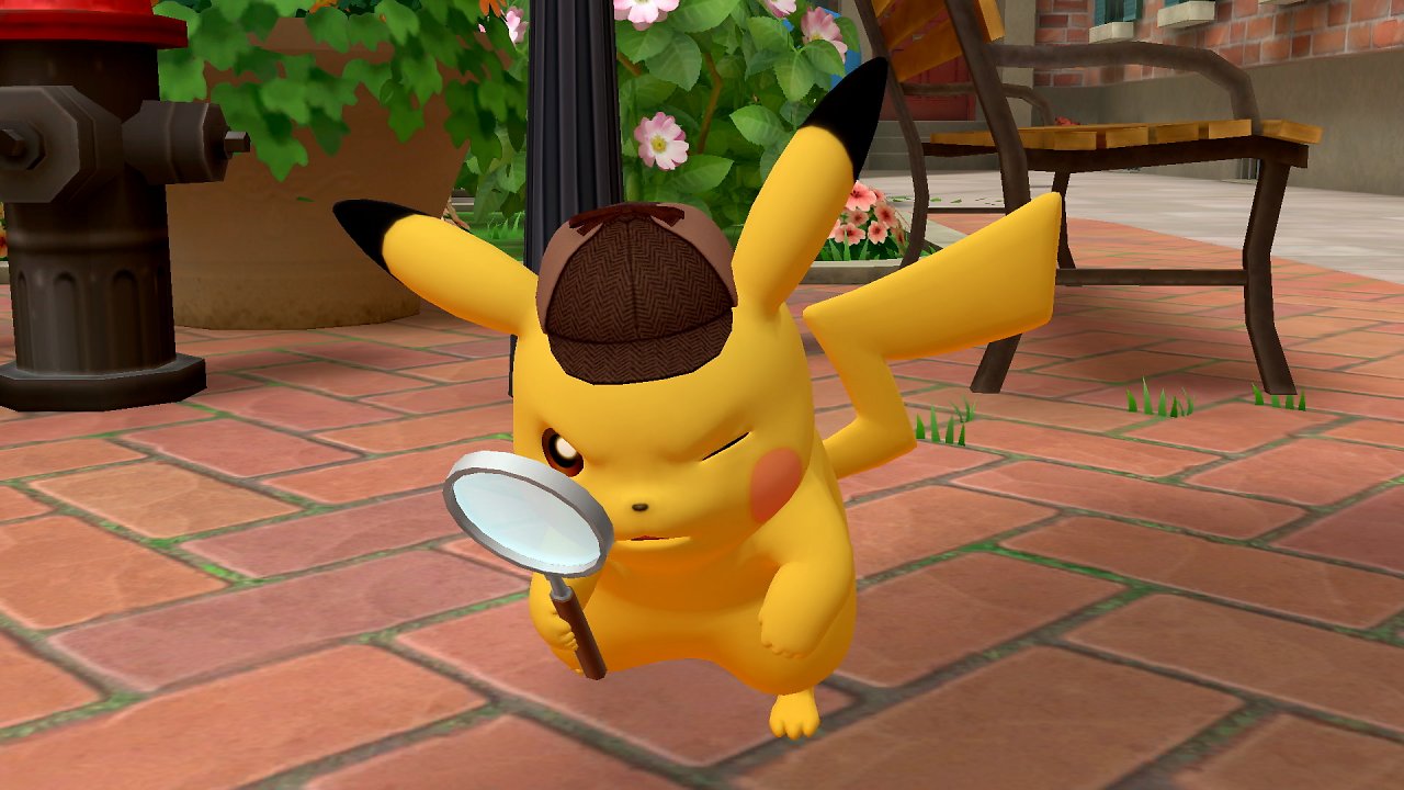 Pikachu mit seiner Lupe
