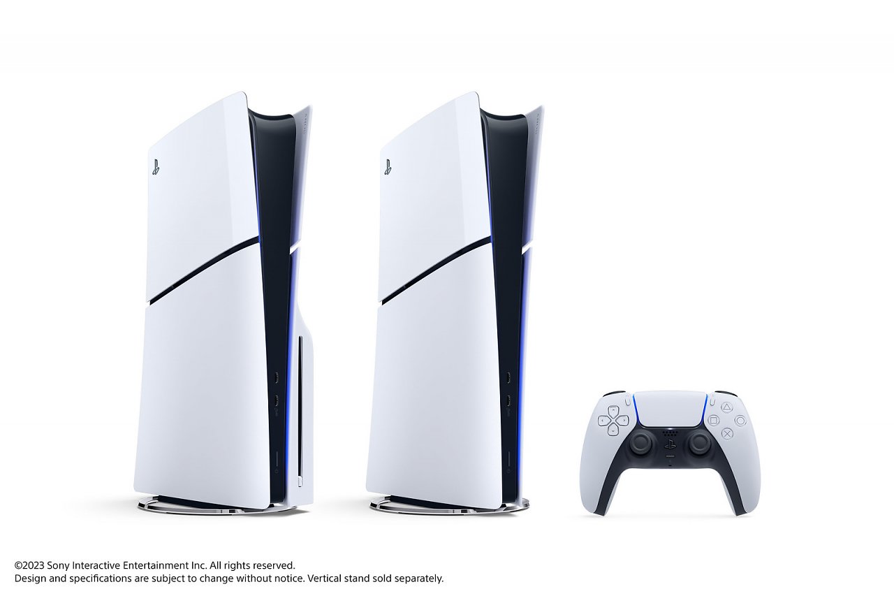 Die Playstation Slim von Sony.