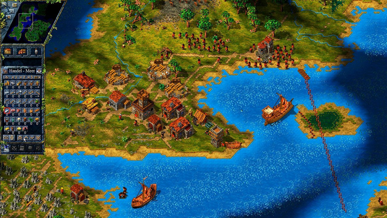 Schifffahrtssystem in die Siedler 3