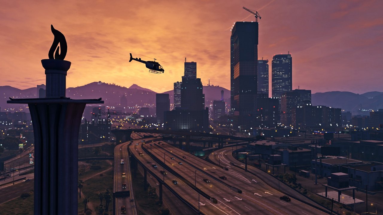Sonnenuntergang über Los Santos