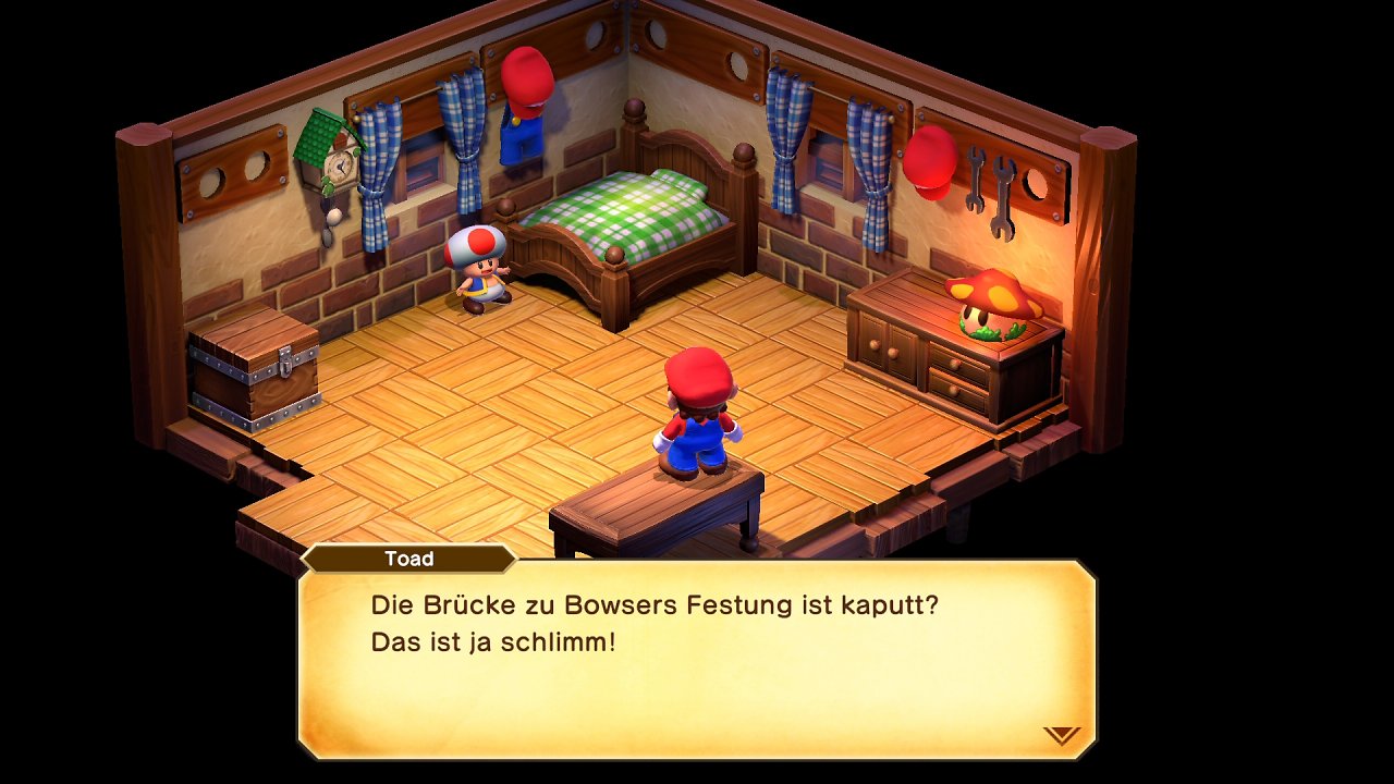 Figuren wie Toad, Bowser oder Peach bekamen im alten Mario RPG erstmals mehr Tiefgang verpasst.