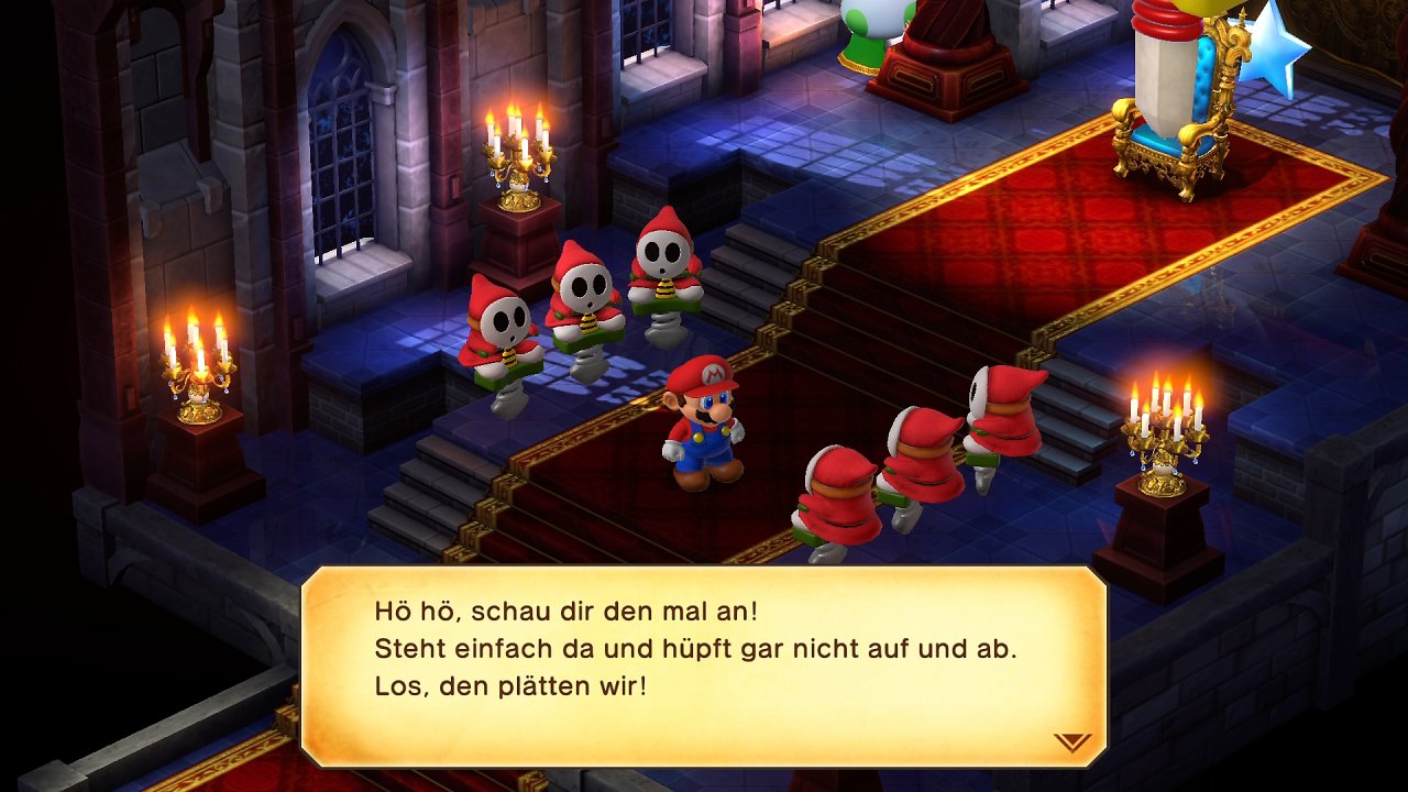 Die deutschen Texte sind humorvoll übersetzt.