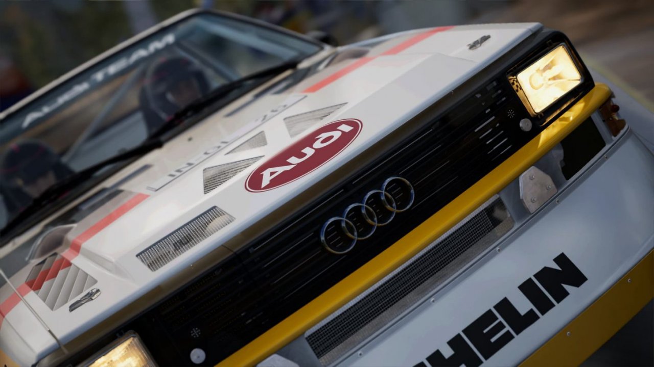 Der Audi Sport Quattro S1 in einer Nahaufnamhe