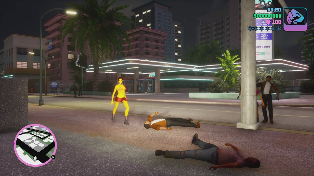 Tankstelle in Vice City.