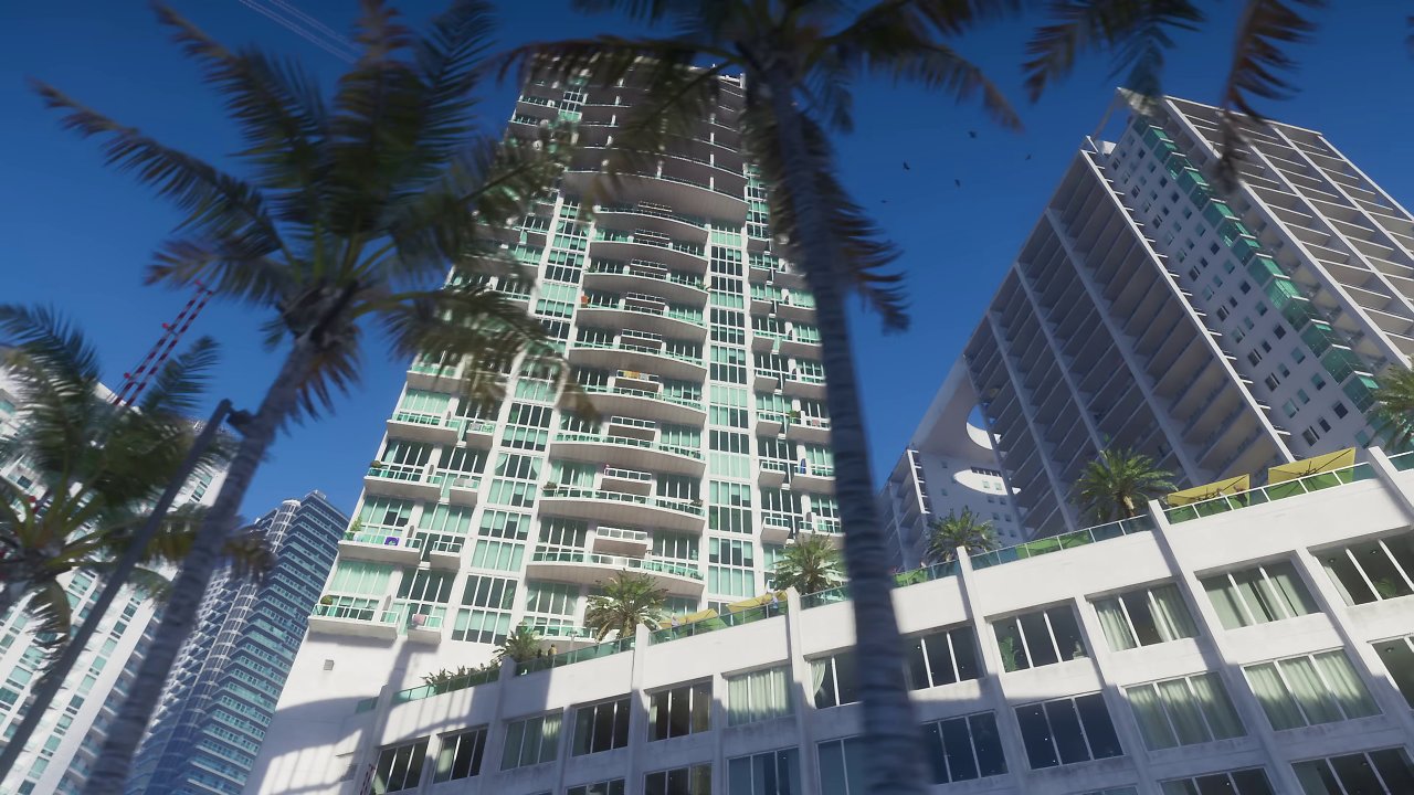 Gebäude in Vice City.