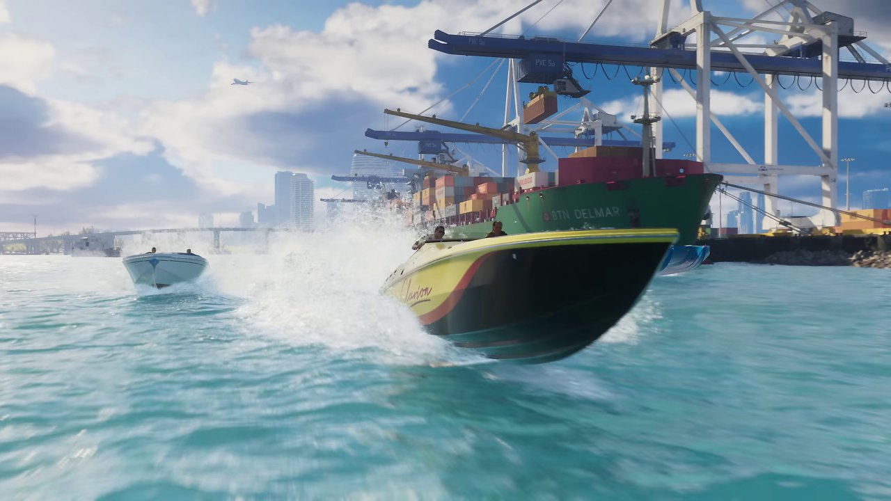 Der Hafen von Vice City.