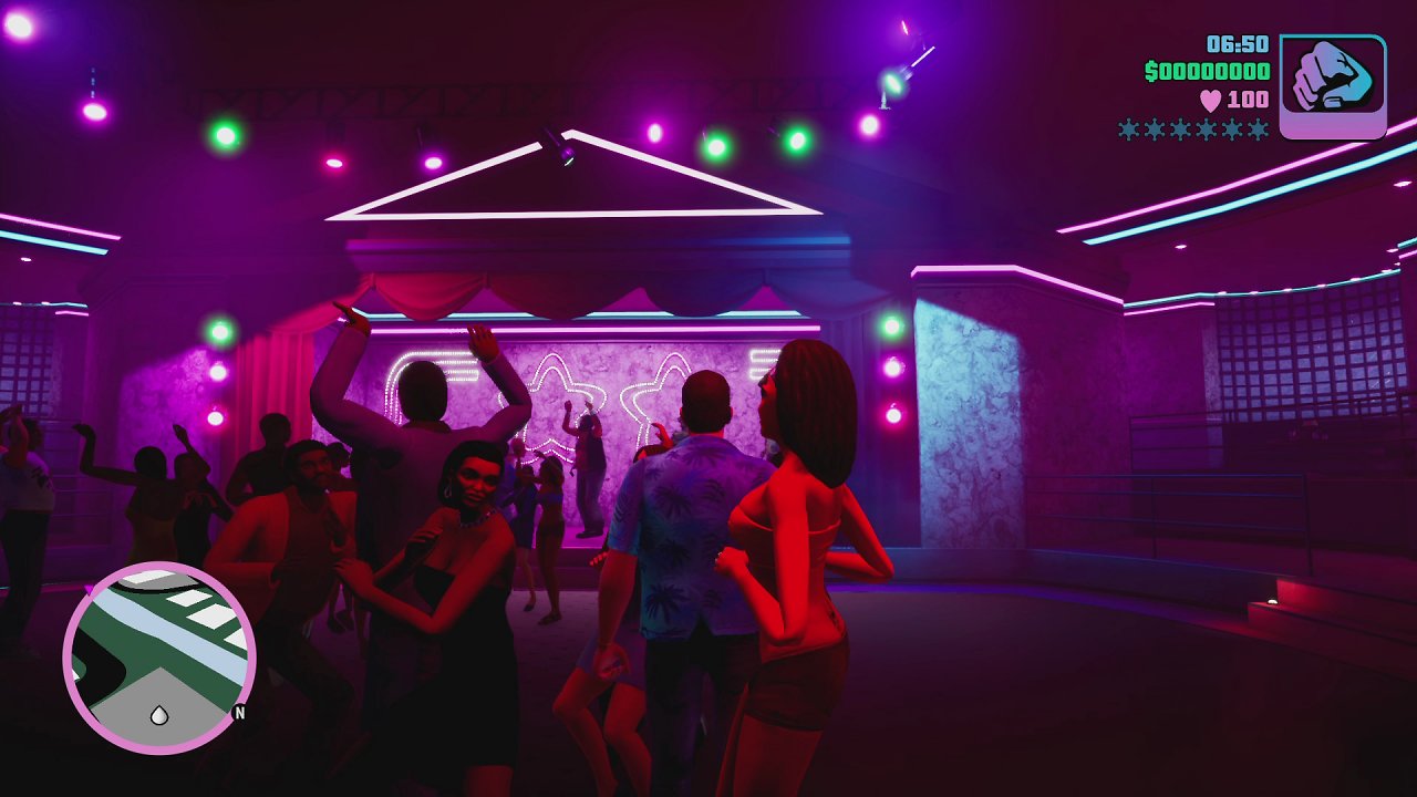 Club in Vice City.