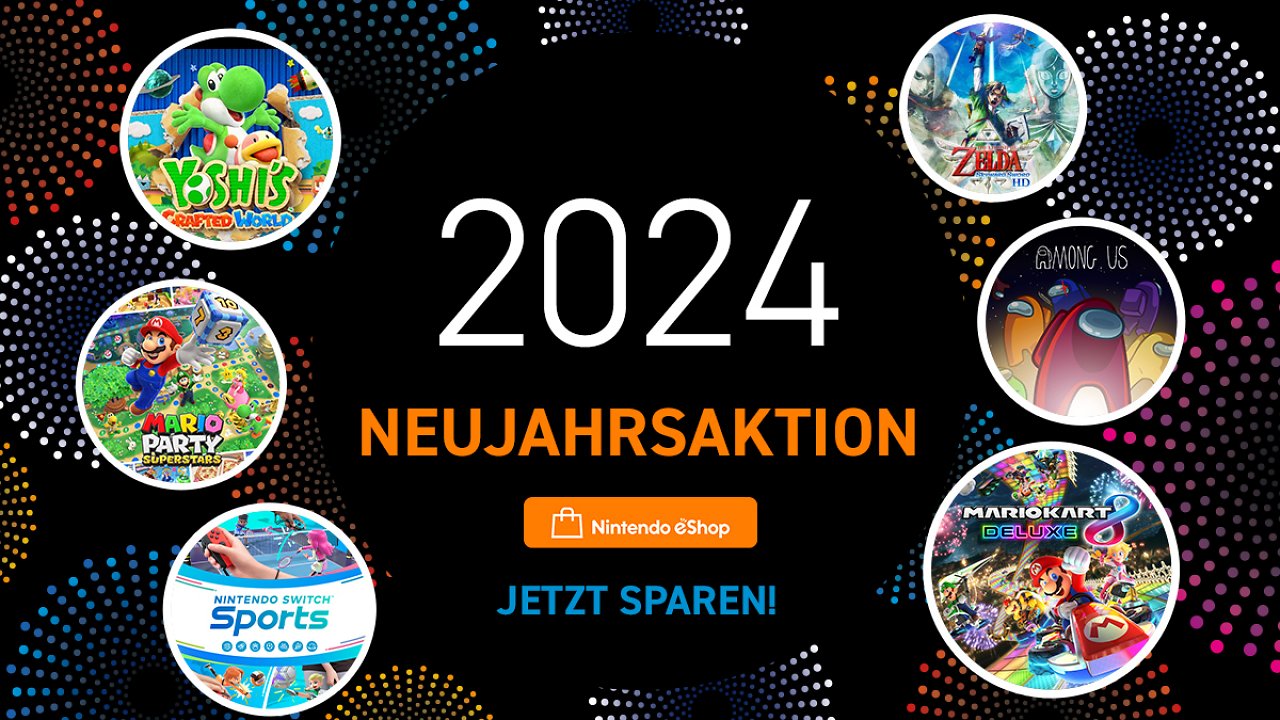 [20/12/2023] Bis zu 75% im New Year Sale sparen! Holt euch die besten Deals im Nintendo eShop!