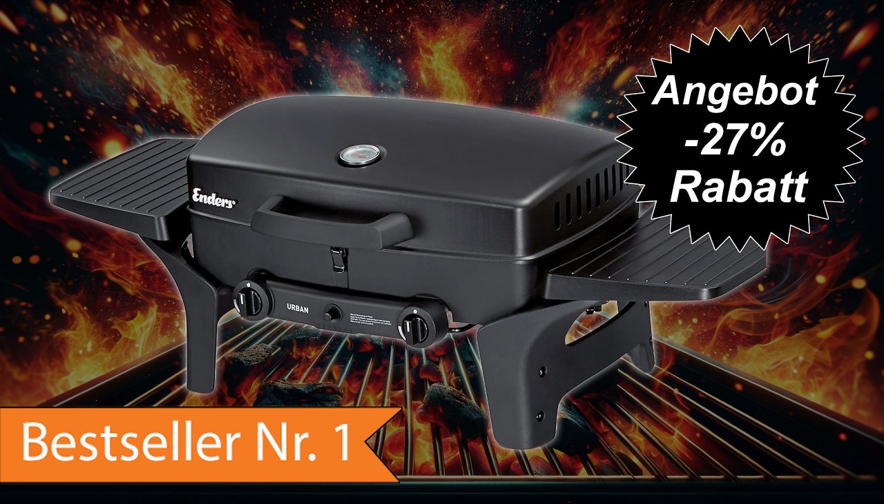 [14/02/2024] Heißer als Weber-Grill? Gasgrill von Enders stürmt die Amazon-Charts: 27% Rabatt auf Topseller