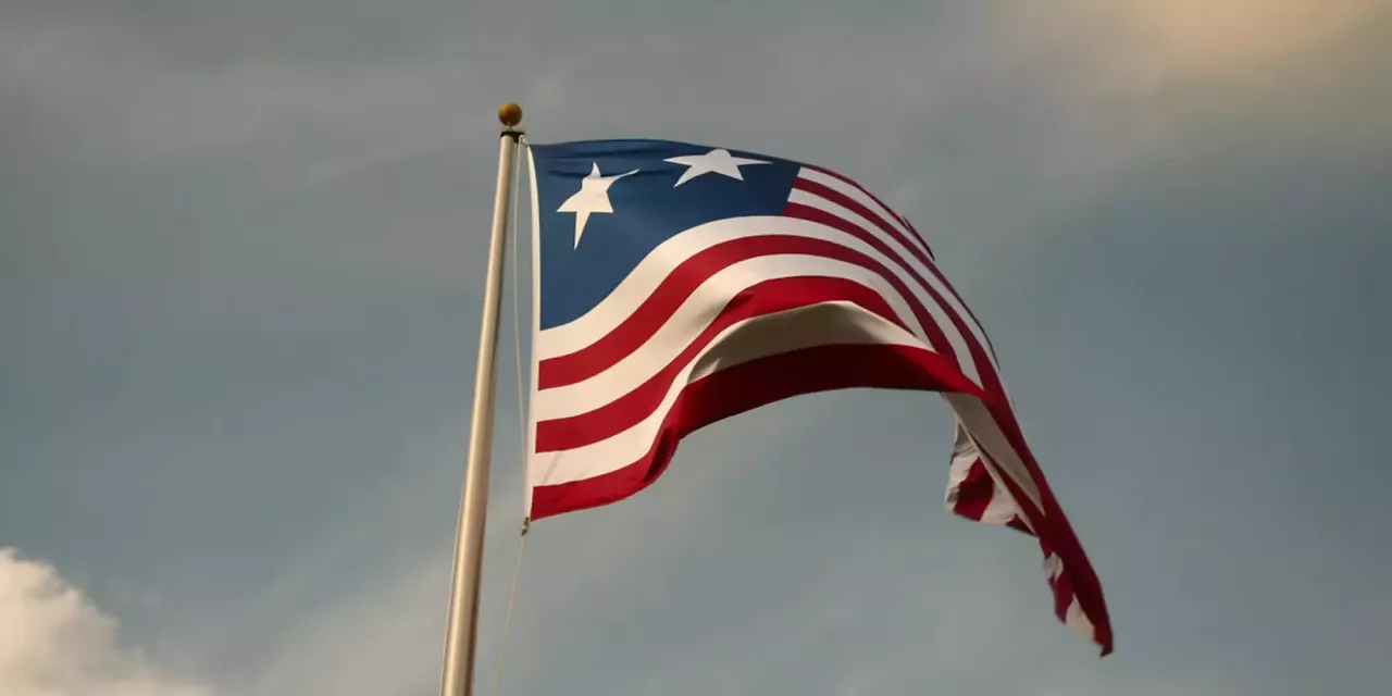 Flagge aus Civil War (2024).