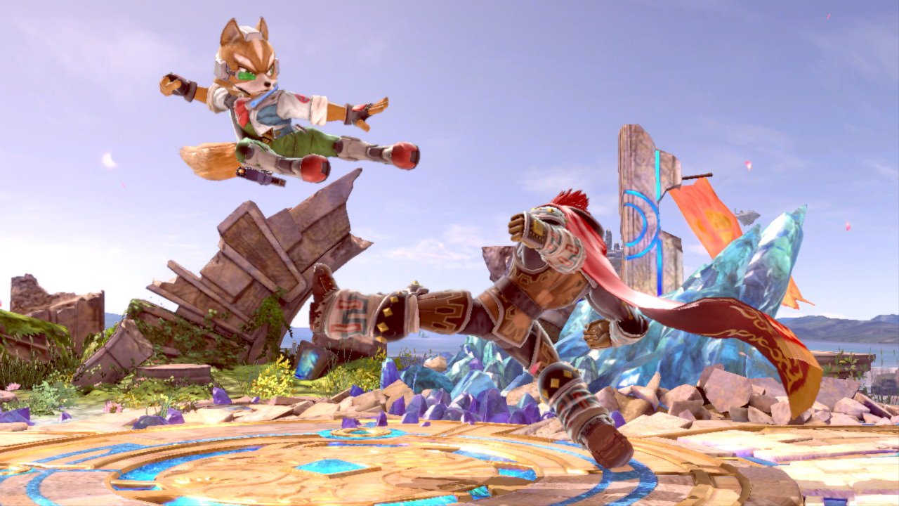 Ganondorf kämpft gegen Fox